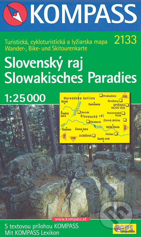 Slovenský raj 1:25 000, Kompass
