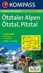 Ötztaler Alpen, Ötztal, Pitztal, Kompass