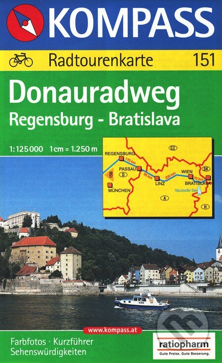 Donauradweg, Kompass