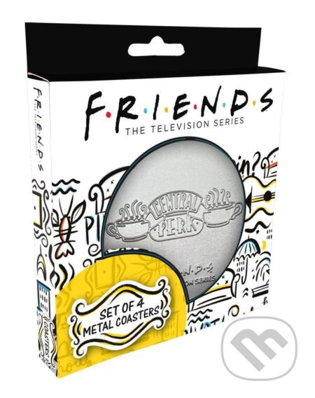 Tácky pod pohár Friends: Central Perk set 4 kusov, , 2021