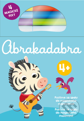 Abrakadabra 4+ (modrá) - kniha z kategorie Omalovánky