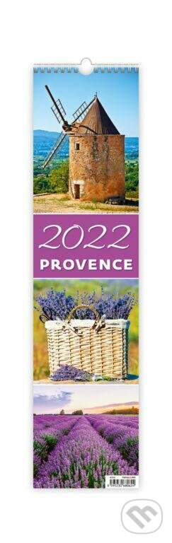 Nástěnný kalendář Provence 2022 (vázanka), Helma365, 2021