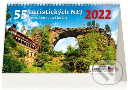 55 turistických NEJ Čech, Moravy a Slezska, Helma365, 2021