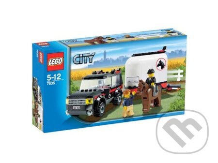 LEGO City 7635 - Terénne auto s pohonom 4 kolies a prívesom pre kone, LEGO