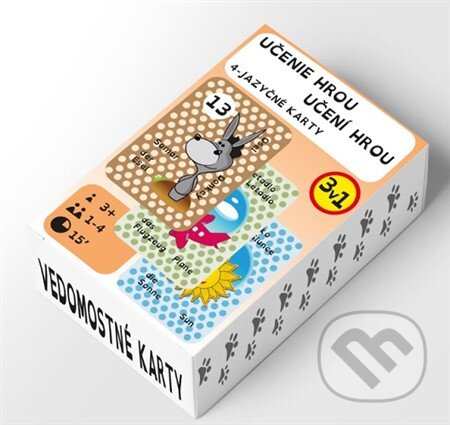 Učenie hrou 4-jazyčné karty 3v1 / Učení hrou, Lauko Promotion, 2020