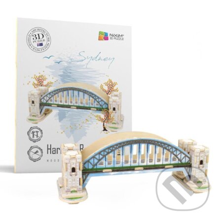 Harbour Bridge (Dřevěné 3D puzzle) - puzzle z kategorie 3D puzzle