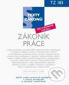Zákoník práce (Právní stav ke dni 1.11.2010) - kniha z kategorie Pracovní právo