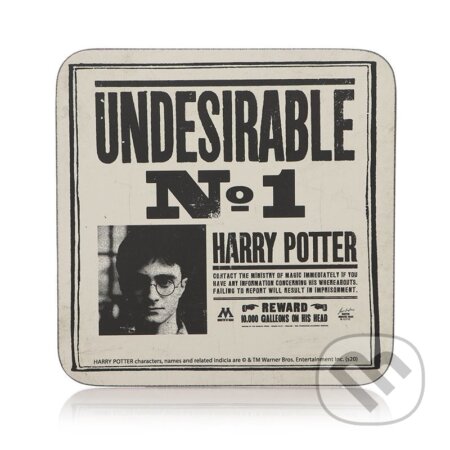 Tácka pod pohár Harry Potter: Undesirable No.1, Harry Potter, 2021