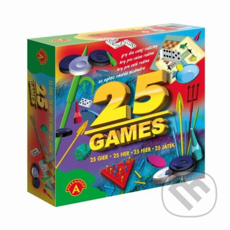 25 HER - sada nejoblíbenějších společenských her
