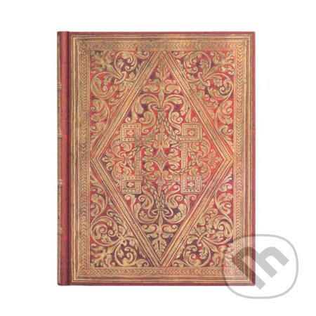 Paperblanks - zápisník Golden Pathway (ultra, linajkovaný, elastické zatváranie)