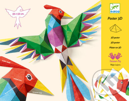 Tvorenie s papierom: 3D plagát Amazónia, Djeco, 2020