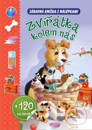 Zvířátka kolem nás + 120 nálepek - kniha z kategorie Samolepky