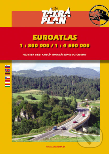 Autoatlas Európa 1:800 000 /1:4 500 000, TATRAPLAN