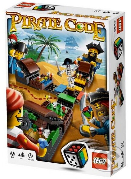 LEGO Stolové Hry 3840 - Pirátsky poklad, LEGO