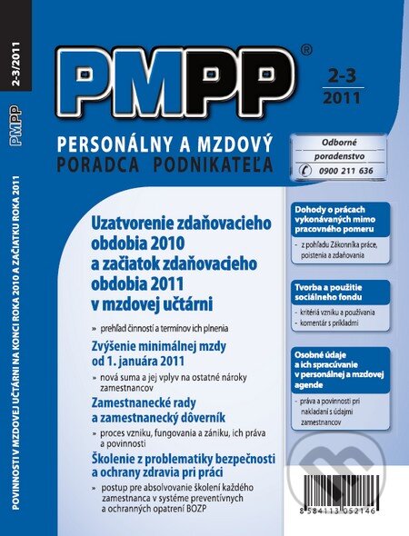 PMPP 2-3/2011, Poradca podnikateľa, 2010