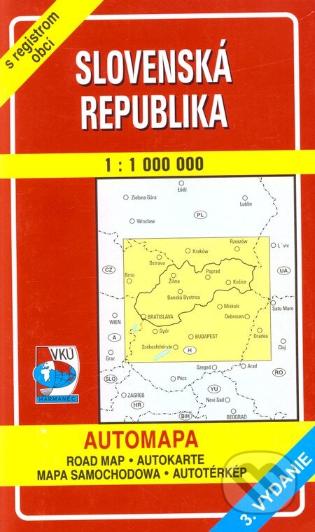 Slovenská republika 1:1 000 000, VKÚ Harmanec
