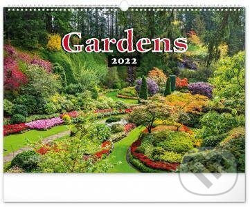 Nástěnný kalendář Gardens 2022, Presco Group, 2021