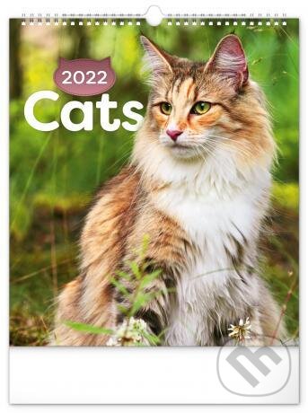 Nástěnný kalendář Cats 2022, Presco Group, 2021