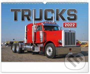 Nástěnný kalendář Trucks 2022, Presco Group, 2021