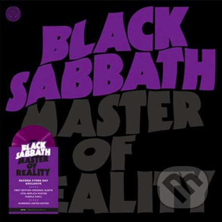 Black Sabbath: Master Of Reality LP Purple - Black Sabbath, Hudobné albumy, 2021