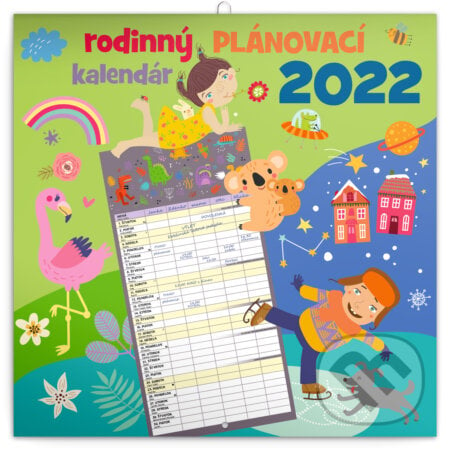 Rodinný plánovací kalendár 2022, Presco Group, 2021