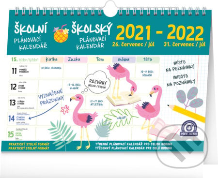 Školní plánovací kalendář / Školský plánovací kalendár 2021/2022, Presco Group, 2021