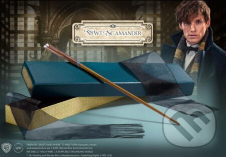 Harry Potter Sběratelská hůlka - Newt Scamander (Ollivander´s box), Noble Collection, 2021