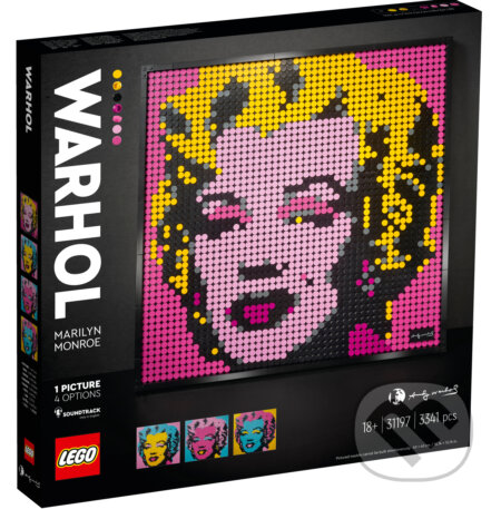 LEGO® Art 31197 Andy Warhol&#039;s Marilyn Monroe, LEGO, 2021