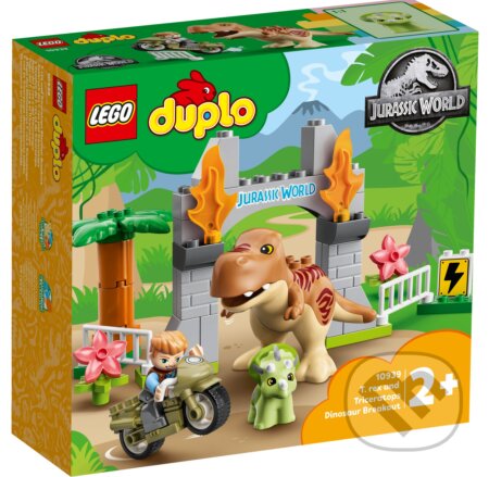 LEGO® DUPLO® Jurassic World™  10939 T-rex a triceratops na úteku, LEGO, 2021