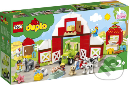 LEGO® DUPLO® Town 10952 Stodola, traktor a zvieratká z farmy, LEGO, 2021