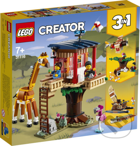 LEGO® Creator 31116 Safari domček na strome, LEGO, 2021