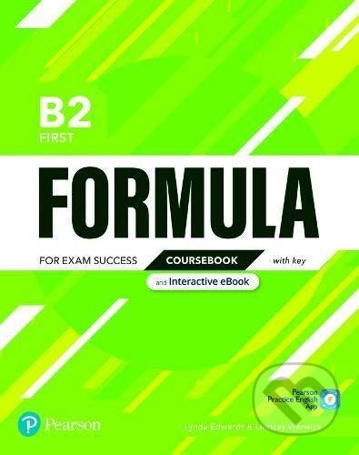 Formula B2 - First Coursebook with key - Lynda Edwards, Pearson, Longman, 2020