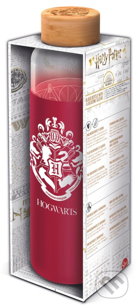 Skleněná láhev s návlekem - Harry Potter 585 ml, , 2021