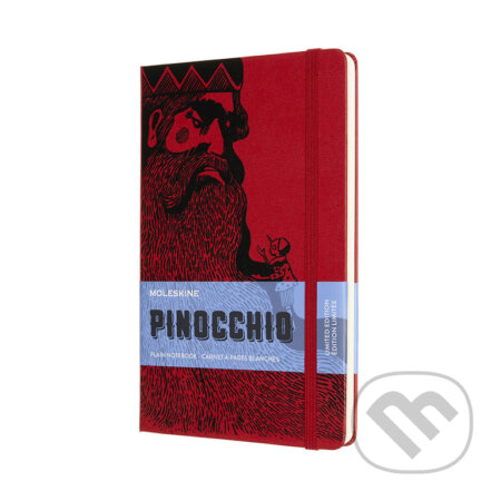 Moleskine - zápisník Pinocchio - Mangiafoco (červený), Moleskine, 2021