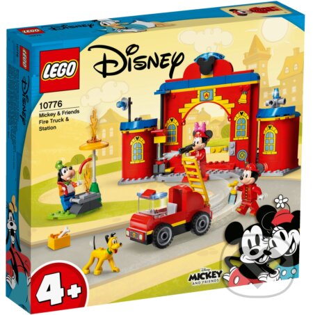 LEGO®Disney 10776 Hasičská stanica a auto Mickeyho a jeho priateľov, LEGO, 2021