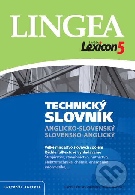 Lexicon 5: Anglicko-slovenský a slovensko-anglický technický slovník (Licencia), Lingea, 2010