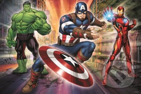 Ve světě Avengers MAXI - puzzle z kategorie 15 - 60 dílků