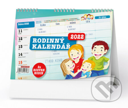 Rodinný kalendář 2022, Baloušek, 2021