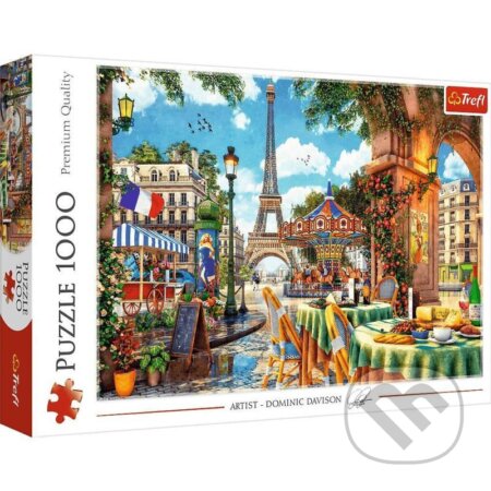 Dominic Davison / Ráno v Paříži - puzzle z kategorie Umělecké