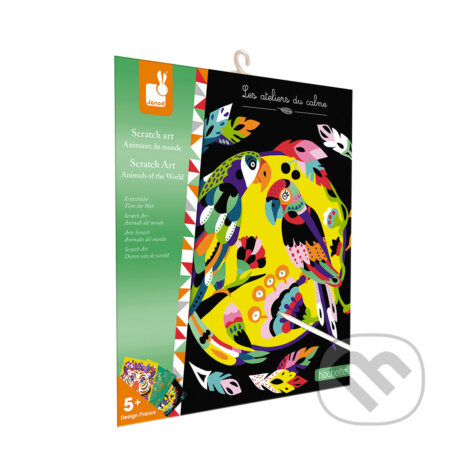 Vyškrabovacie obrázky Zvieratká sveta (Atelier Sada Mini 7+)