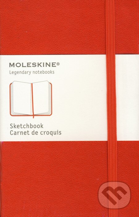 Moleskine - malý skicár (červený), Moleskine