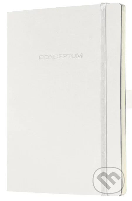 Notebook CONCEPTUM softcover biely 18,7 x 27 cm štvorček, Sigel
