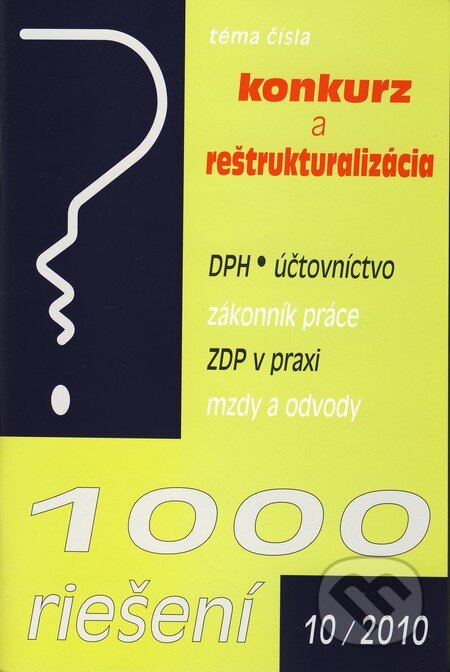1000 riešení 10/2010, Poradca s.r.o., 2010