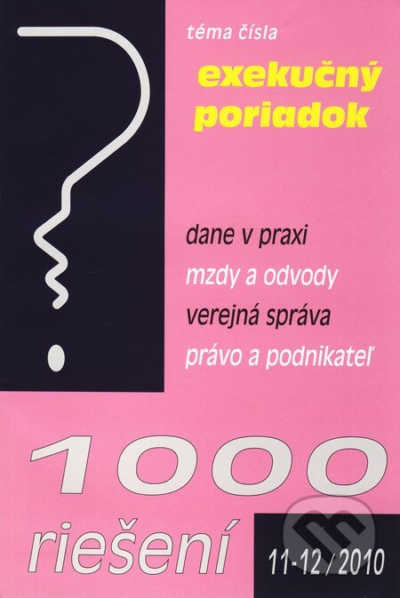1000 riešení 11 - 12/2010, Poradca s.r.o., 2010