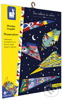 Origami papierové skladačky Lietadlá, Janod, 2021