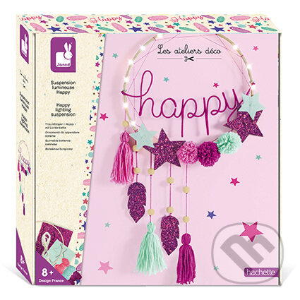 JANOD Světelný lapač snů Happy Maxi Deco