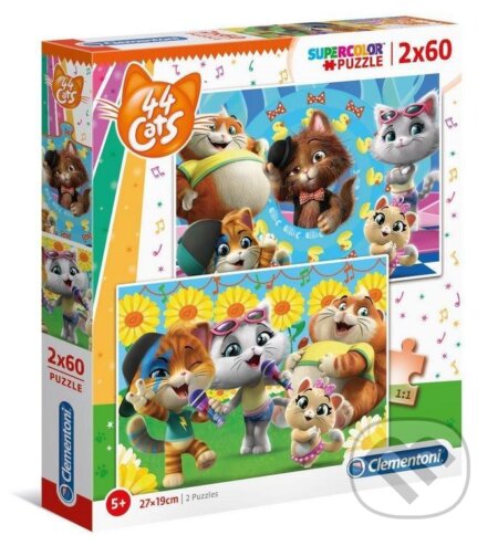 44 Cats - puzzle z kategorie 15 - 60 dílků