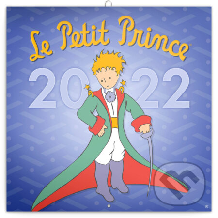 Poznámkový nástěnný kalendář Le Petit Prince 2022 (Malý Princ), Presco Group, 2021