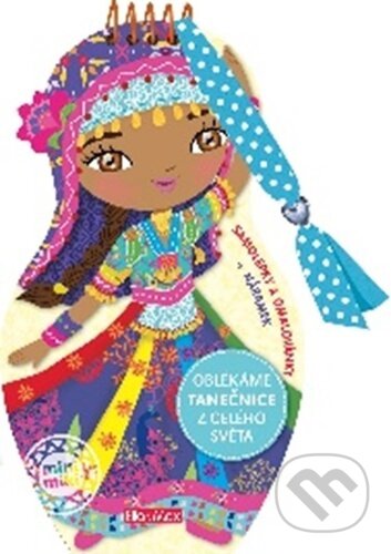 Oblékáme tanečnice z celého světa - Julie Camel, Charlotte Segond-Rabilloud (ilustrátor) - kniha z kategorie Omalovánky