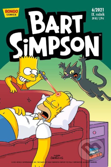 Simpsonovi - Bart Simpson 6/2021 - kniha z kategorie Komiksy
